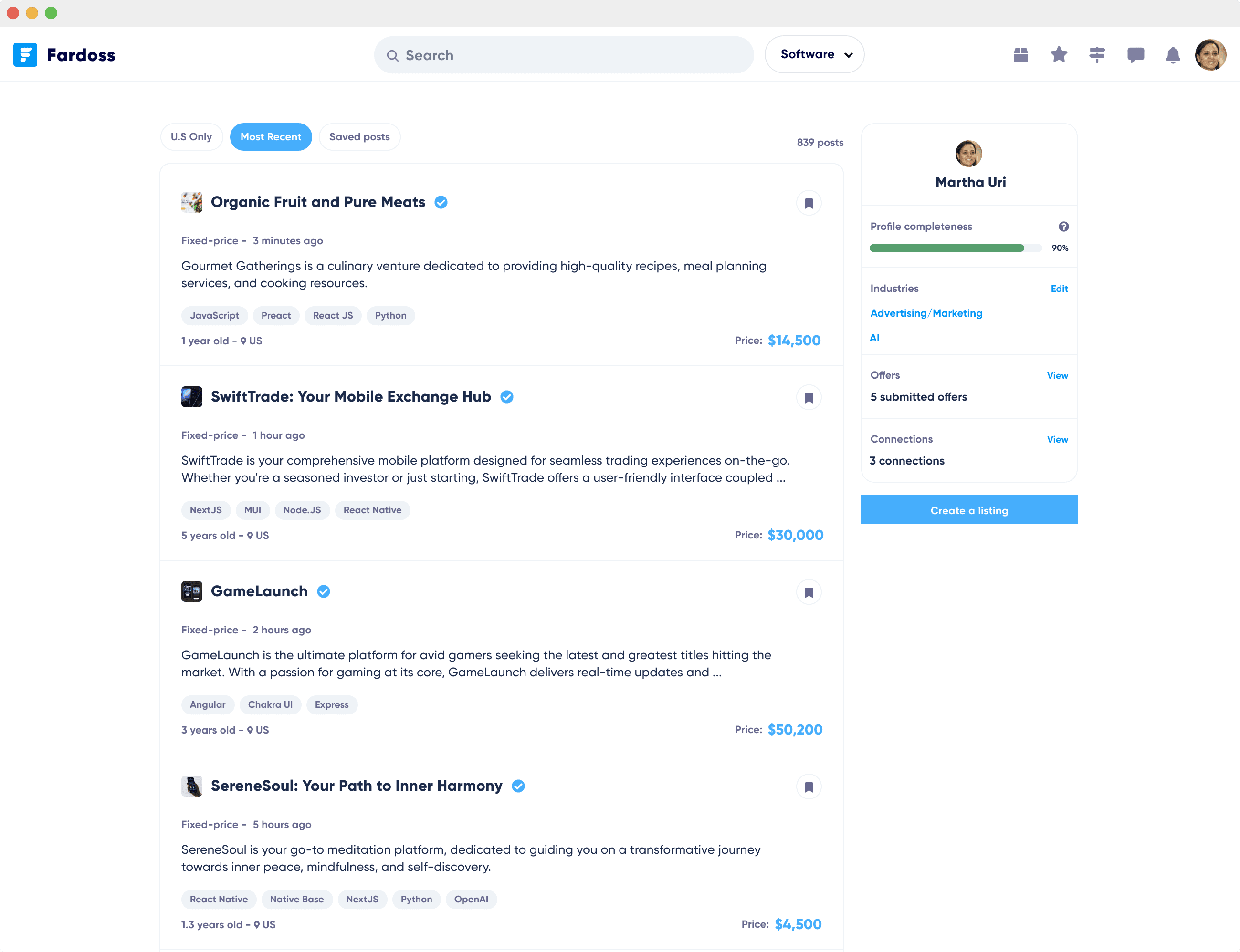 All Software Listings All Software Listings
